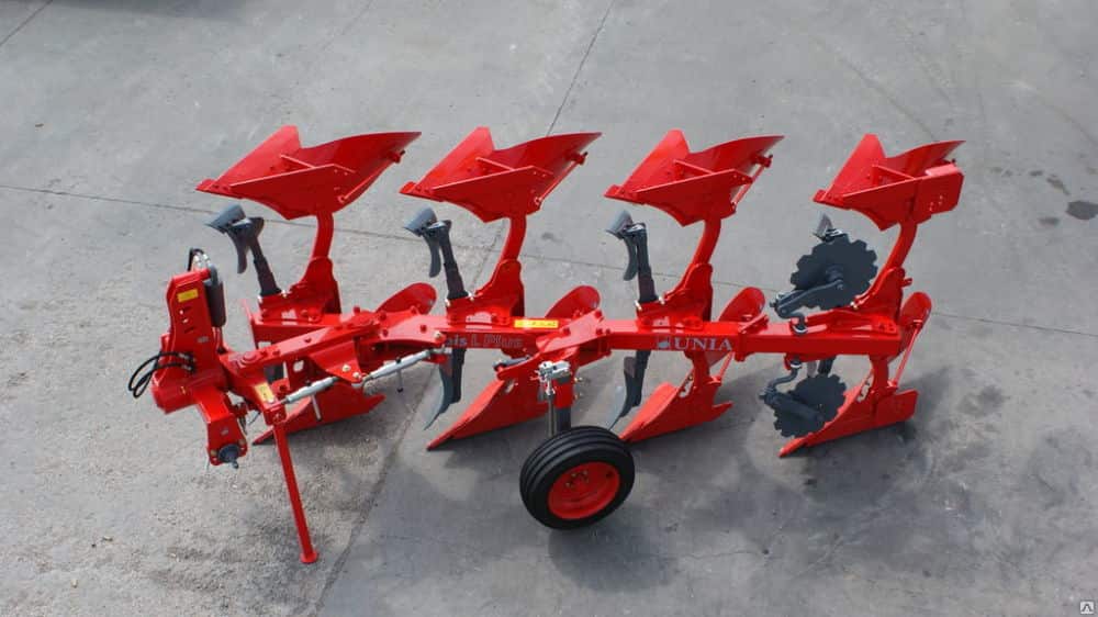 گاوآهن دوطرفه با سازوکار برگشت همزمان تیغه ها